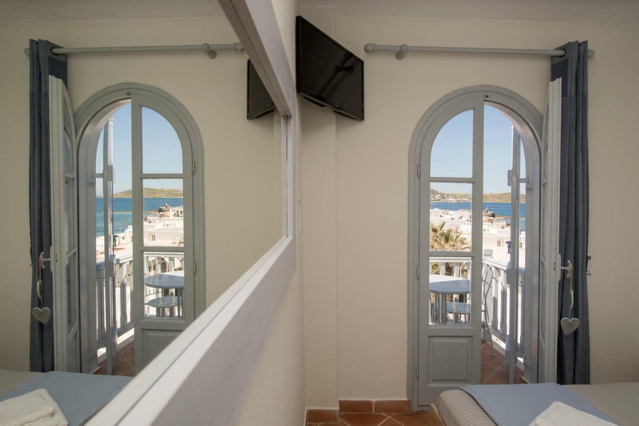 Almyra Seaview Maisonette In Naousa Bagian luar foto